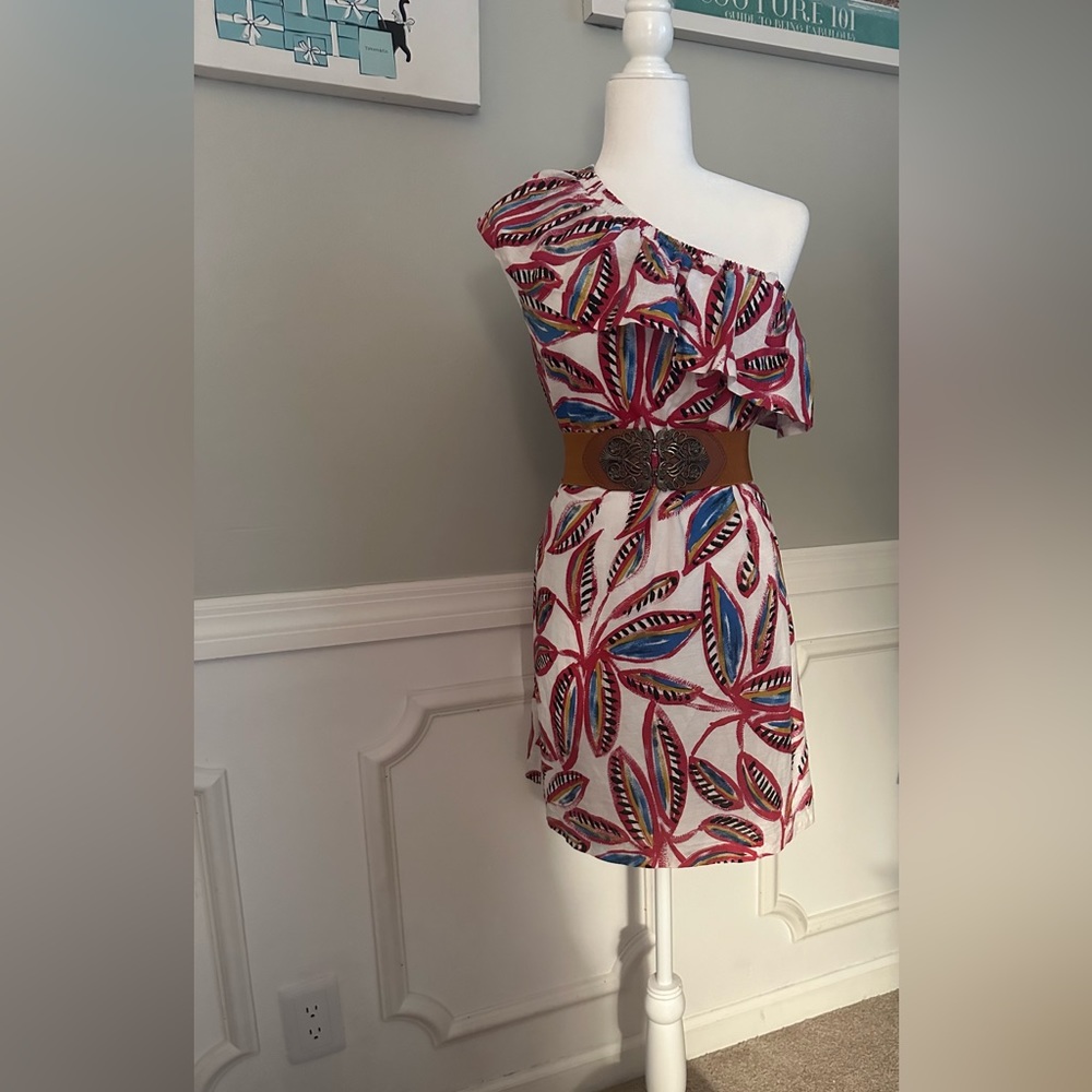 J Crew One Shoulder Dress